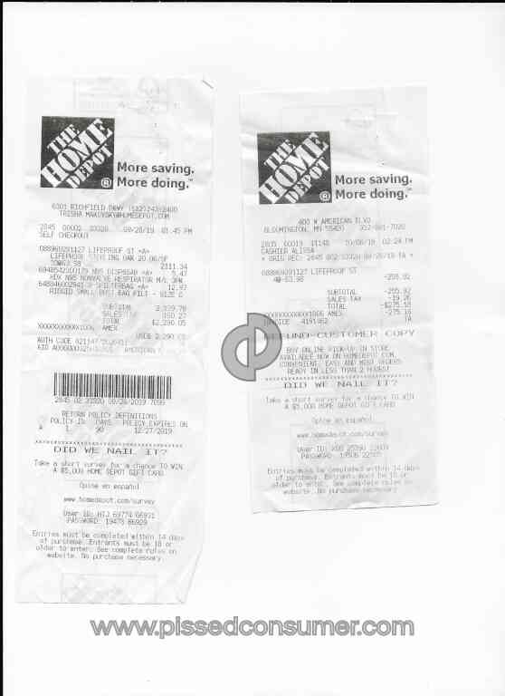 149 Home Depot Rebate Complaints And Reports Page 2 Pissed Consumer