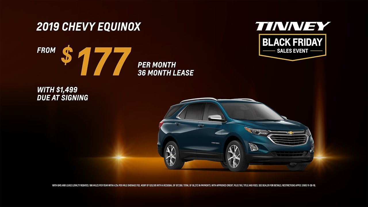 2019 Chevy Equinox Lease Deals Prices Incentives Chevy Black Friday