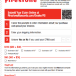 Bridgestone Firestone Rebates Printable Rebate Form