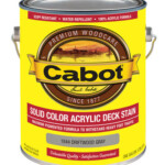 Cabot Exterior Acrylic Solid Color Deck Stain 1 Gal At Menards