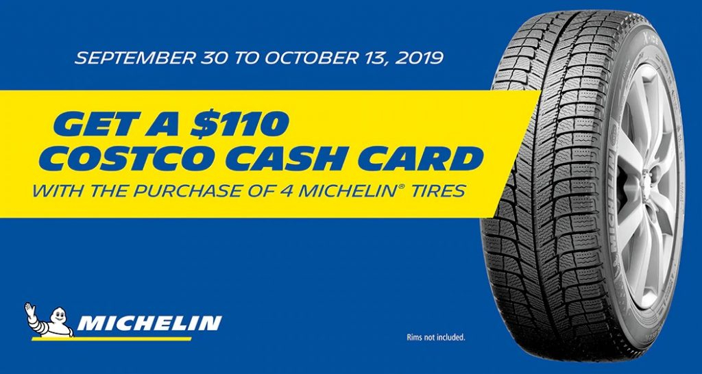 Costco Tire Rebates Michelin 100 Off 2022 Tirerebate