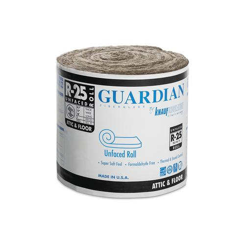 Guardian R 25 Unfaced Fiberglass Insulation Roll 15 X 18 22 5 Sq Ft