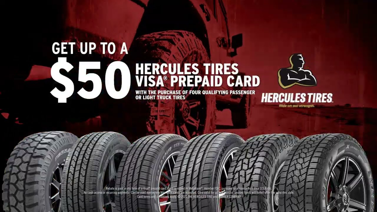 Hercules Tires Spring Rebate 2022 For Canada YouTube