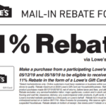 Lowes 11 Rebate 2022 FreeRebate