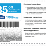 Lowes Coupon 2019 Printable Printable Word Searches