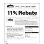 Lowes Printable Rebate Form