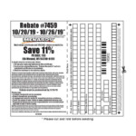 Menards 11 Rebate Form 2388 MenardsRebate Form