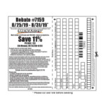 Menards Rebates 7609 Form MenardsRebate Form