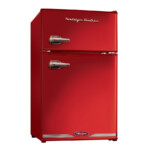 Nostalgia Electrics Retro 3 1 Cu Ft Compact Refrigerator Red At Lowes