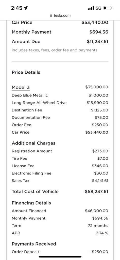 PSA Regarding The California Clean Vehicle Rebate R TeslaModel3Delivery