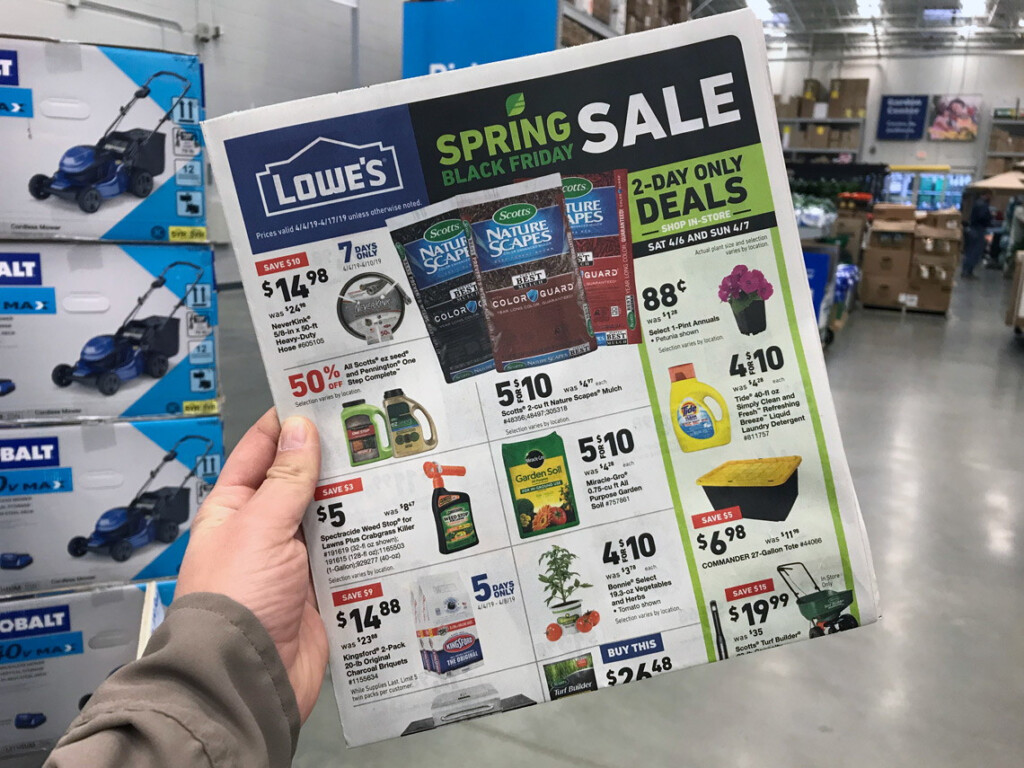 The Top Lowe s Spring Black Friday Deals For 2019 The Krazy Coupon Lady