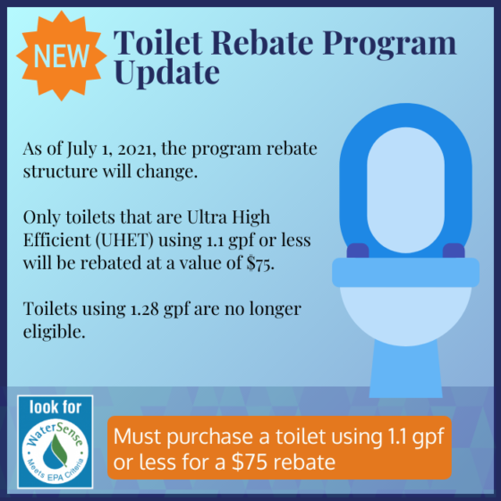 Toilet Rebate Program Metropolitan North Georgia Water Planning District