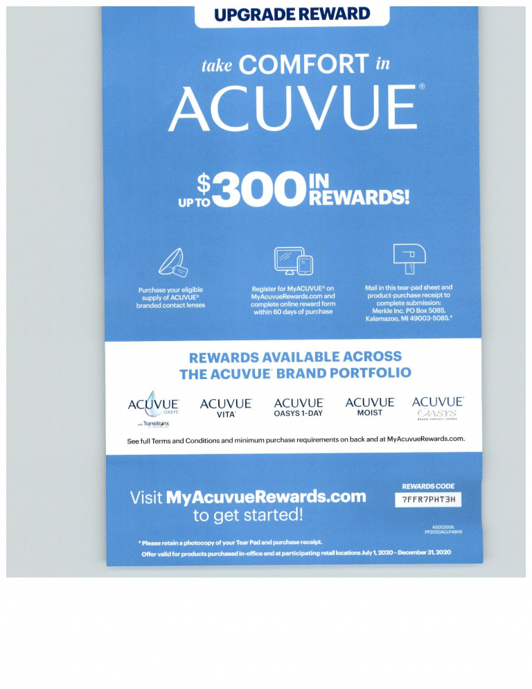 Acuvue Rebate Offer 2023 Acuvuerebate