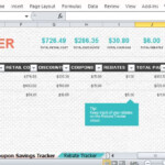 Coupon Rebate Tracker Template For Excel