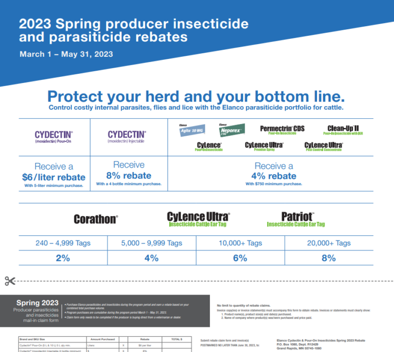 Elanco Rebate Form 2023 ElancoRebates