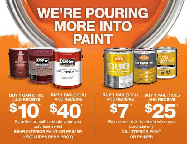 Home Depot Behr Paint Rebate Offer HomeDepotRebate11