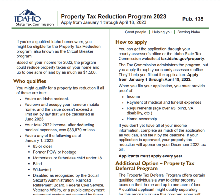 Idaho Tax Rebate 2023 Your Comprehensive Guide To Saving Money