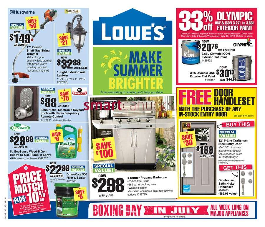 Lowe s Flyer July 4 To 10