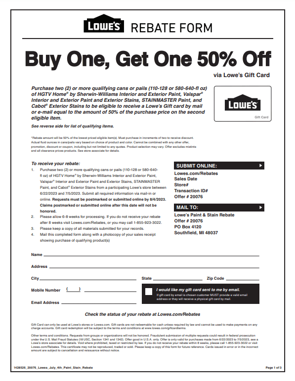 Lowes Valspar Rebate 2023 Unlocking Value And Color Lowes Rebates