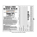 Menards 11 Rebate 7459 Purchases 10 20 19 10 26 19