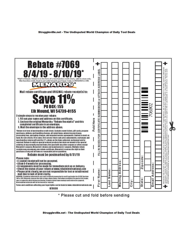 Menards Carpet Rebate RebateForMenards