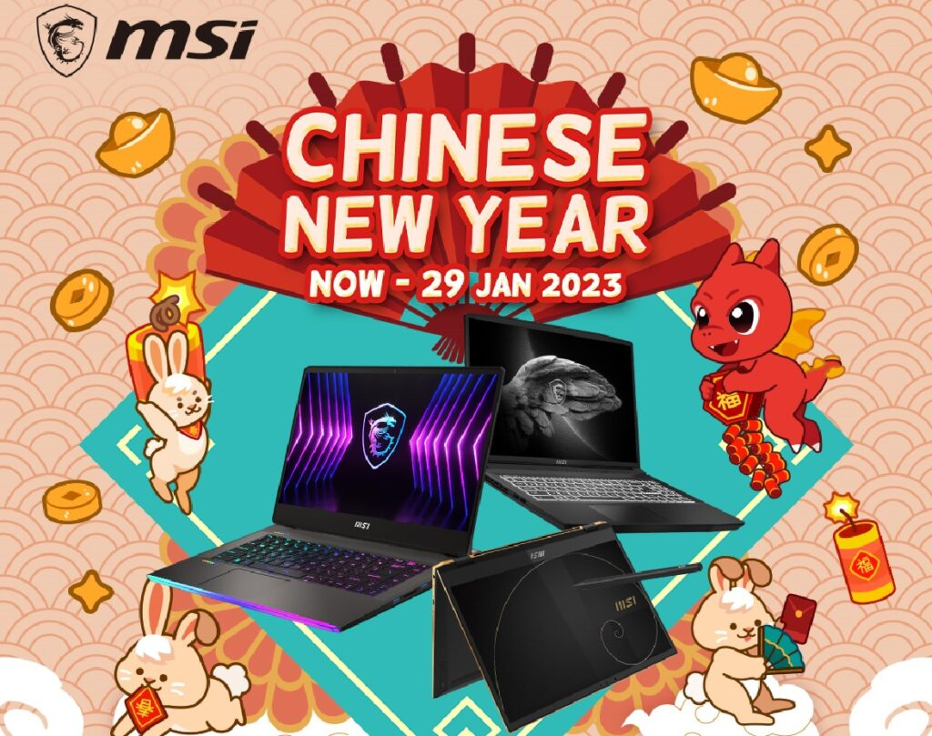 MSI Chinese New Year 2023 Deals Offer Up To RM2 000 Rebates For Their 