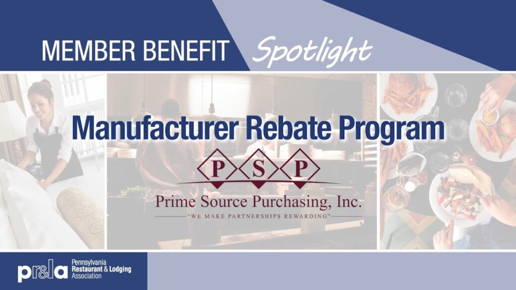 PRLA Manufacturer Rebate Program YouTube