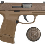 Sig Sauer P365 9mm Coyote Tan NRA Special Edition Pistol With Three