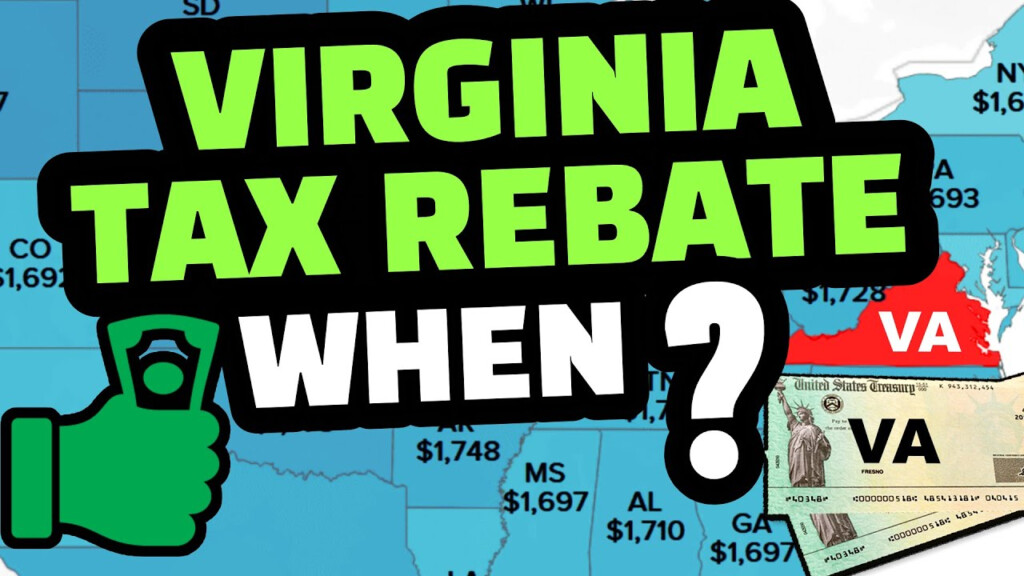 STIMULUS CHECK VIRGINIA VIRGINIA TAX REBATE CHECK WHEN ELIGIBILITY 