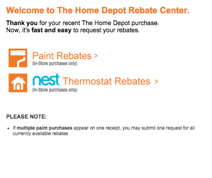 Www homedepotrebates How To Submit A Rebate At Home Depot